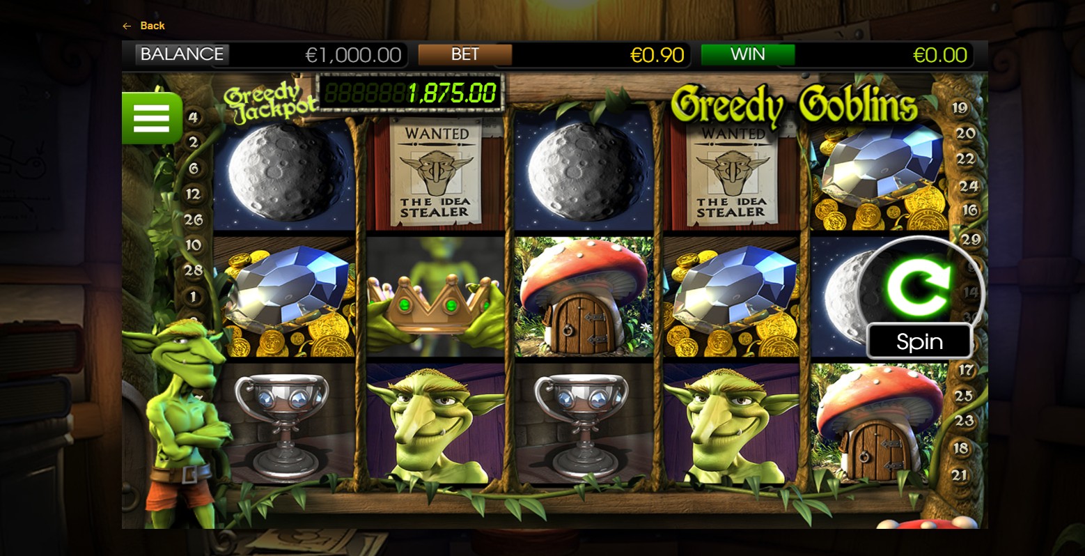 Greedy Goblins That Stole Christmas slot game screenshot by Betsoft - Holiday Hold & Win slot with expanding grids